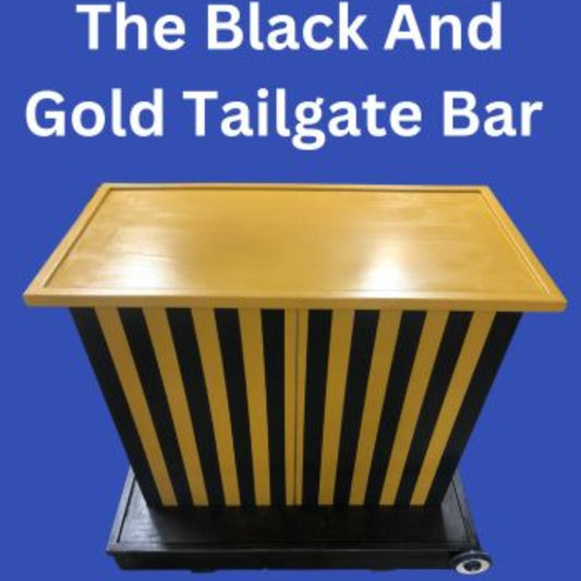 The Black And Gold Tailgate Bar