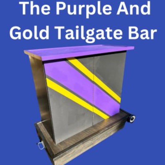 The Purple And Gold Tailgate Bar